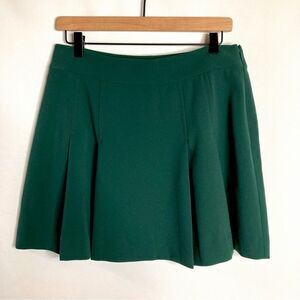 NWT Boden Emerald Green Mini Skater Skirt Size 8 Pleated